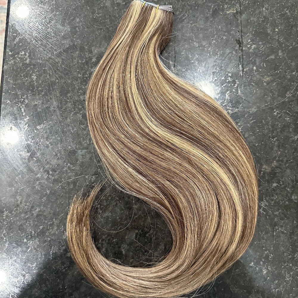 Hand Sewn weft extensions